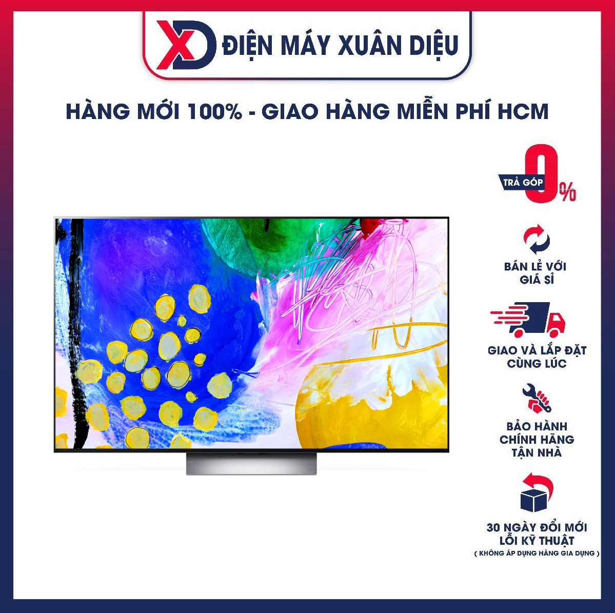 Smart Tivi OLED LG 4K 65 inch OLED65G2PSA - Model 2022