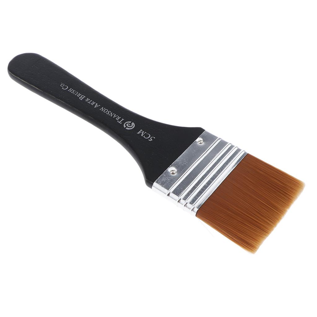 7 Pieces High Quality Paint Brushes Artist Brushes Pointed Brush Flat Brushes