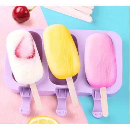 Khuôn làm kem silicon gồm nhiều mẫu  mẫu mới