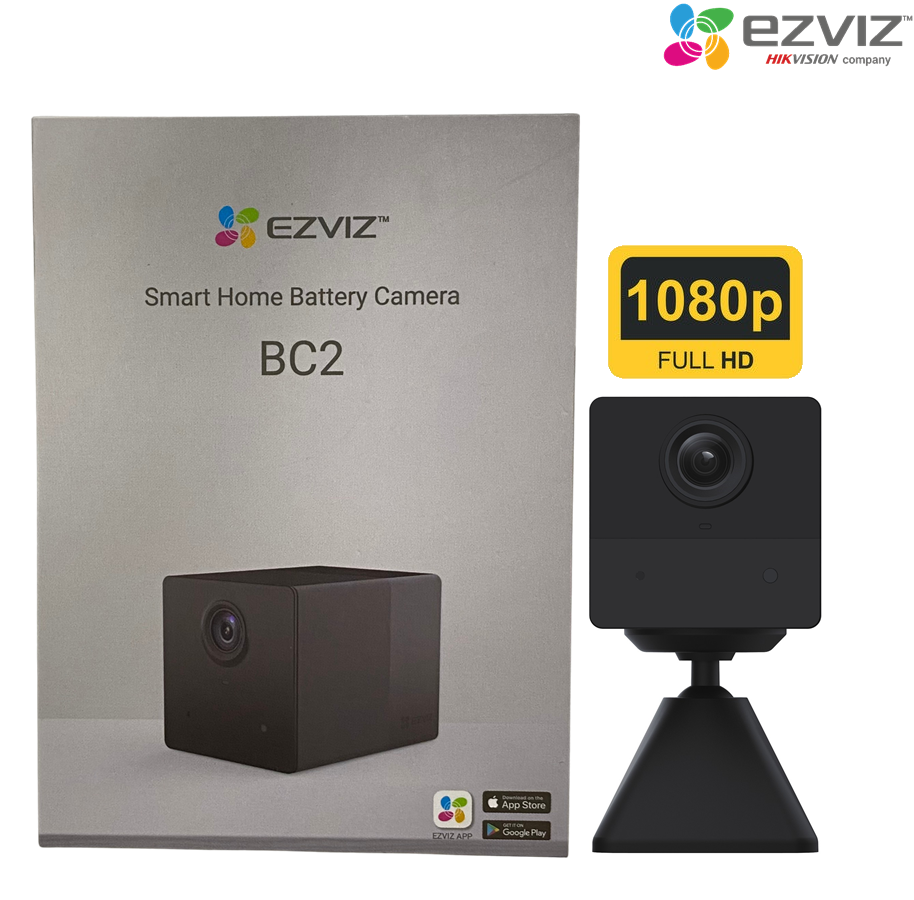 Camera dùng Pin sạc không dây Ezviz BC2 Mini đàm thoại 2 chiều - Hàng chính hãng