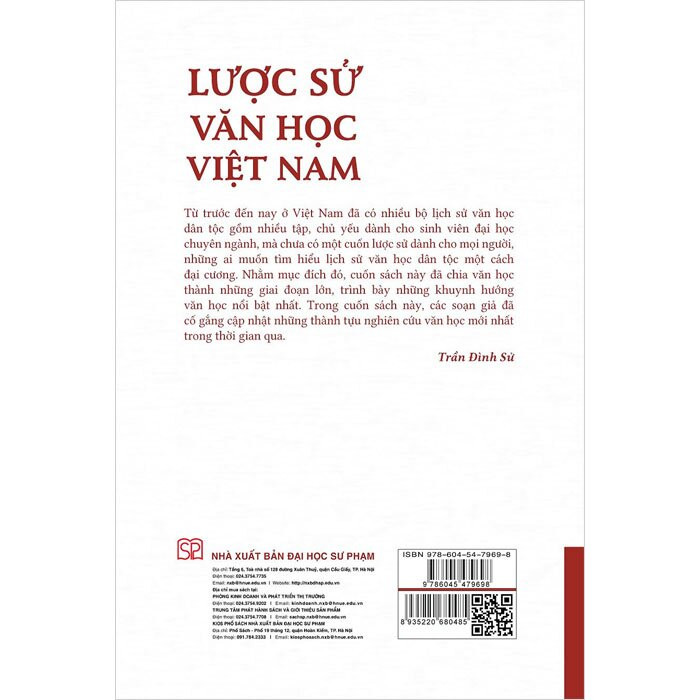 Lược Sử Văn Học Việt Nam - Trần Đình Sử (Chủ Biên) - (bìa mềm)