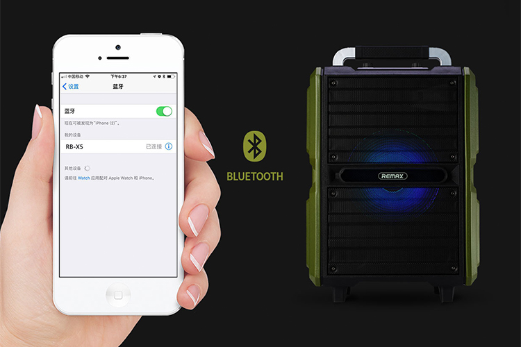 Loa Bluetooth Ngoài Trời Remax RbX5 Hàng Chính Hãng Loa Bluetooth