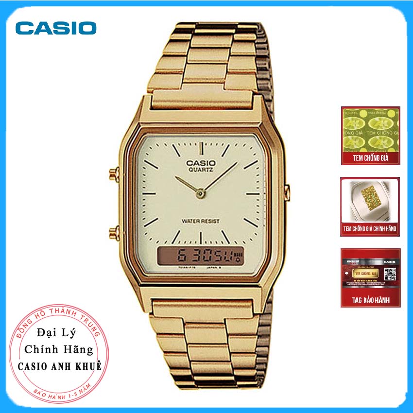 Đồng Hồ Casio Nam Dây Thép AQ-230GA-9DMQ