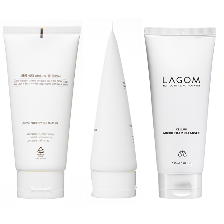 Sữa Rửa Mặt Tạo Bọt LAGOM CELLUP MICRO FOAM CLEANSER - HSD: 20/10/2022