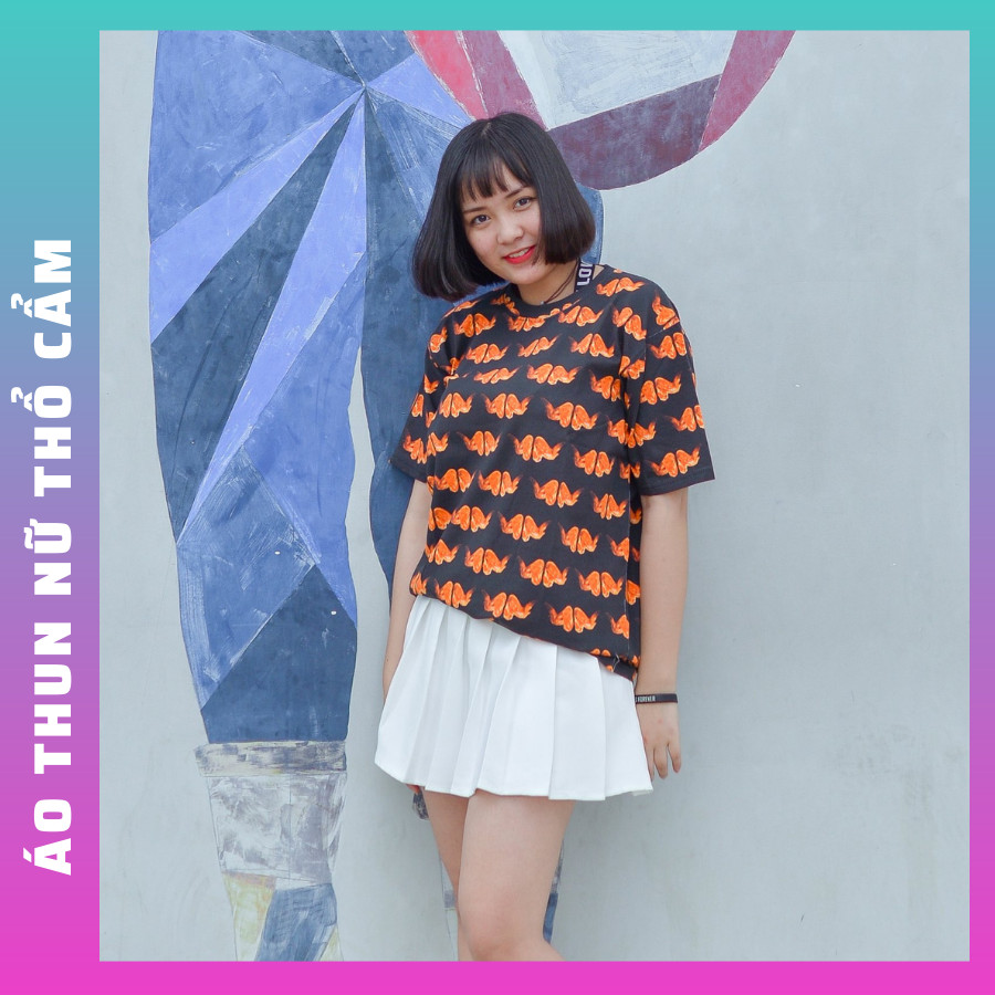 Áo thun nữ freesize chất liệu thun cotton 100% ÁO ĐẸP - GIÁ RẺ - HÌNH CHỤP THẬT . CÓ THỂ LÀM ÁO CẶP BẠN THÂN NỮ