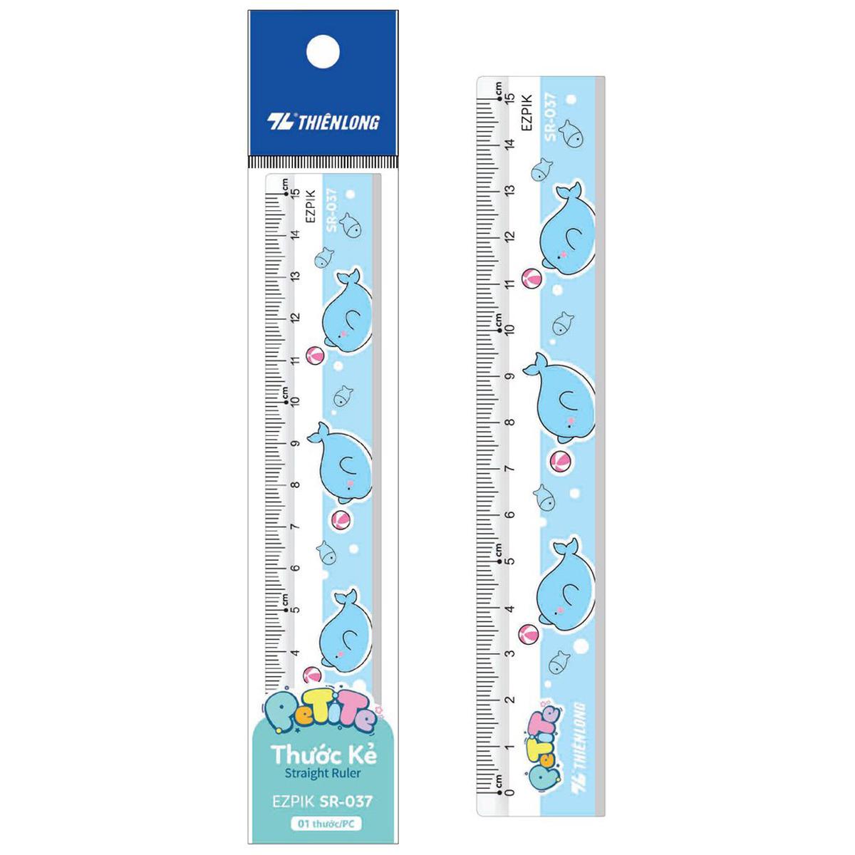 Thước Kẻ Ezpik PeTiTe 15 cm - Thiên Long SR-037