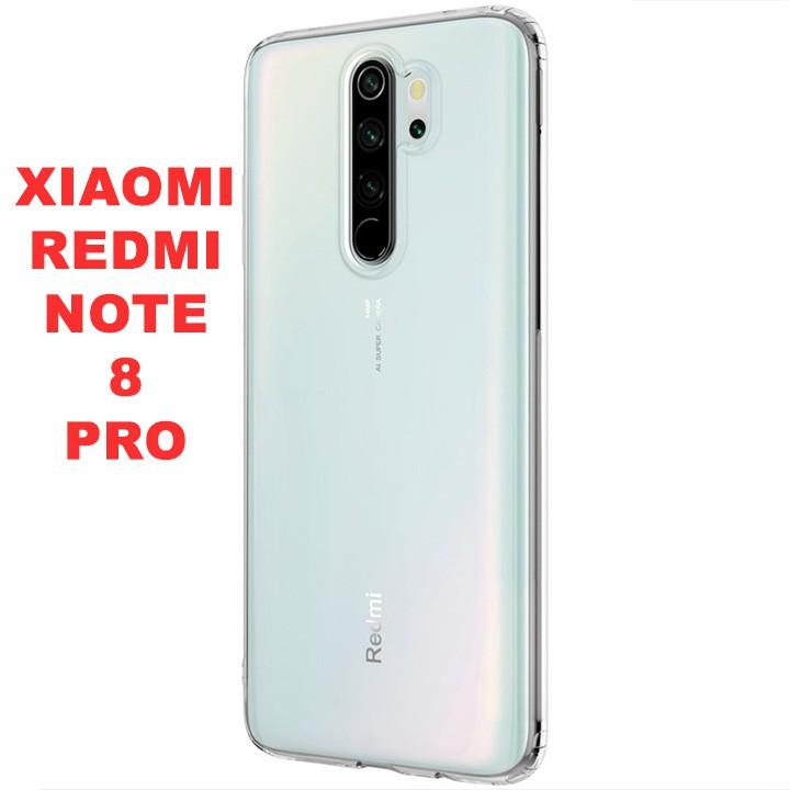 Ốp lưng dẻo silicon trong suốt dành cho Xiaomi Redmi Note 8 Pro