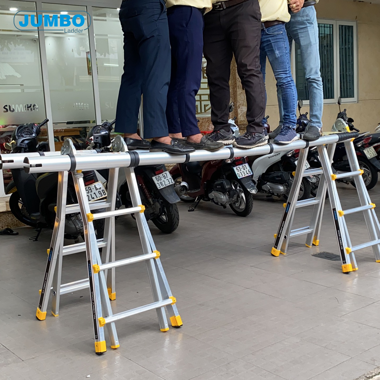 THANG NHÔM RÚT GỌN JUMBO B380