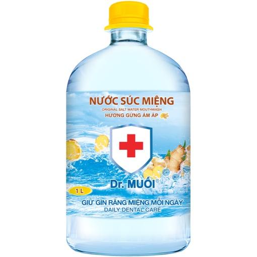 Nước Súc Miệng Dr. Muối Hương Gừng 1 Lít