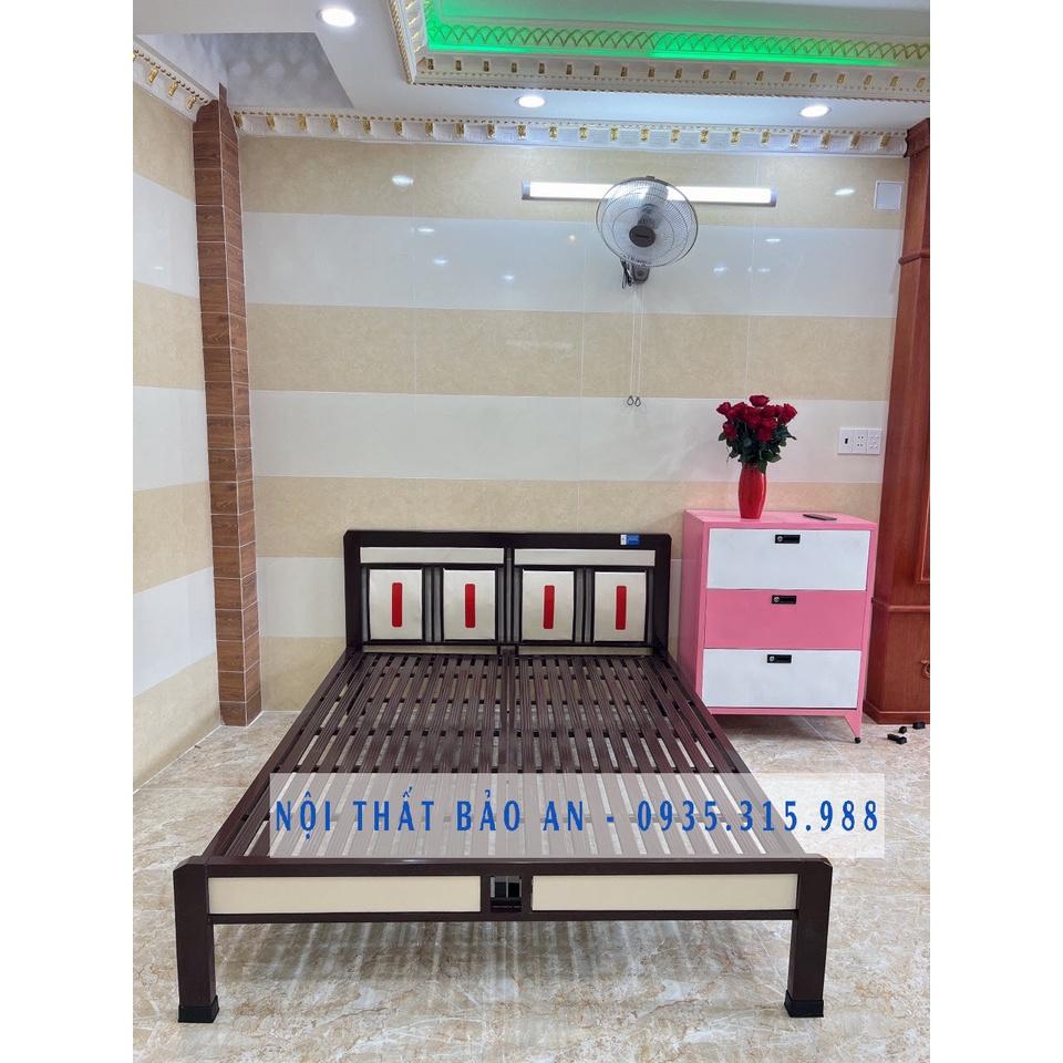 GIƯỜNG SẮT HỘP - NGANG 1M8 BẢO HÀNH 2 NĂM - BẢO AN