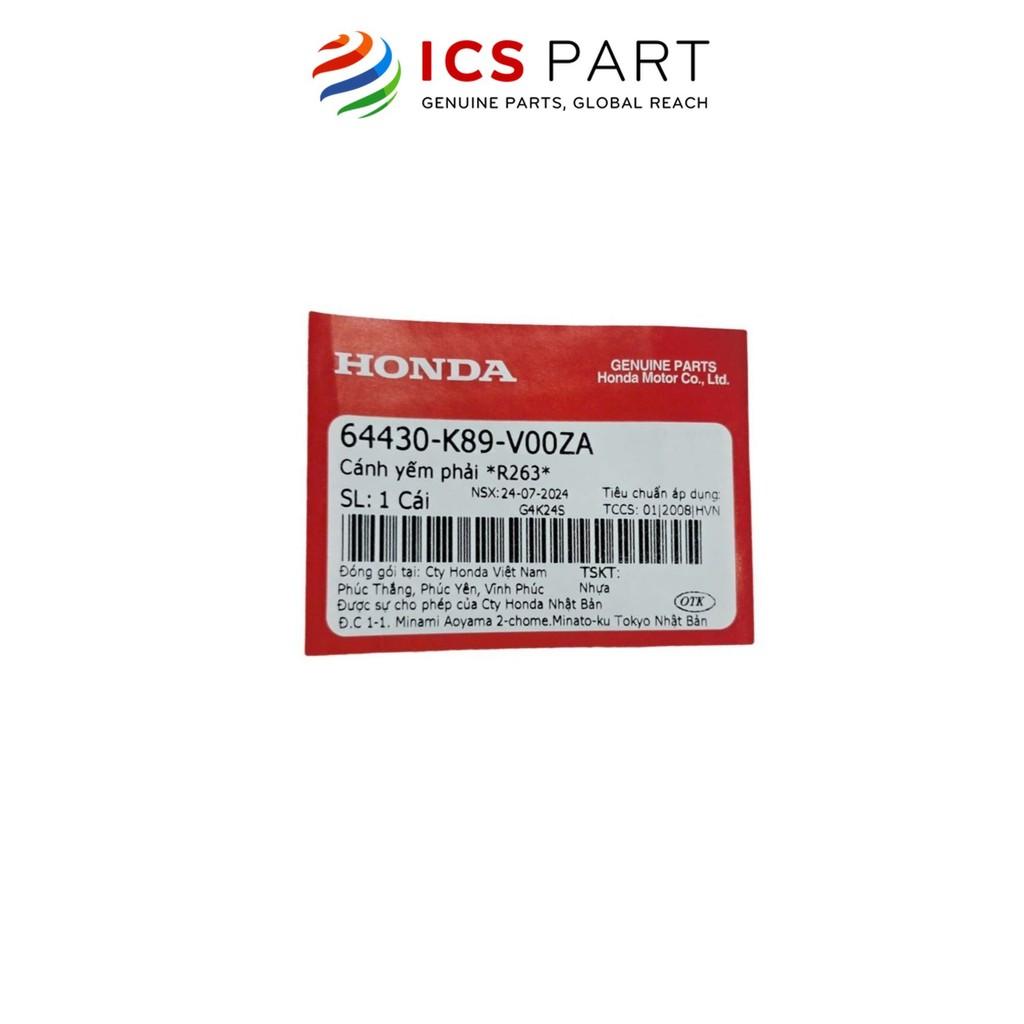 Cánh Yếm Ngoài Phải HONDA Wave 110 2017 R263 (64430K89V00ZA)