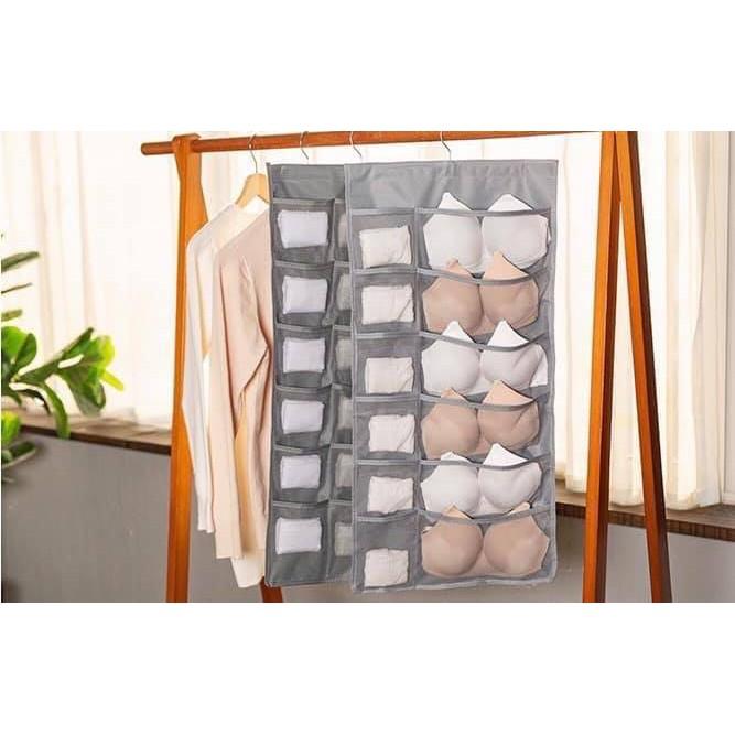Sỉ 10 túi treo đồ lót 2 mặt