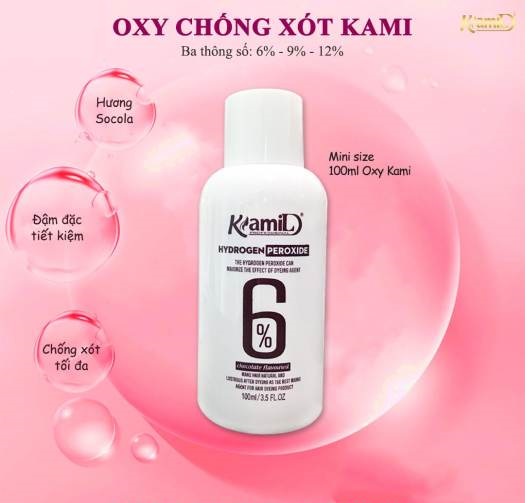 Chai Oxy Trợ nhuộm Kami - Chống xót da hương thơm - chai chiết 100ml ( không xuất hóa đơn đỏ )