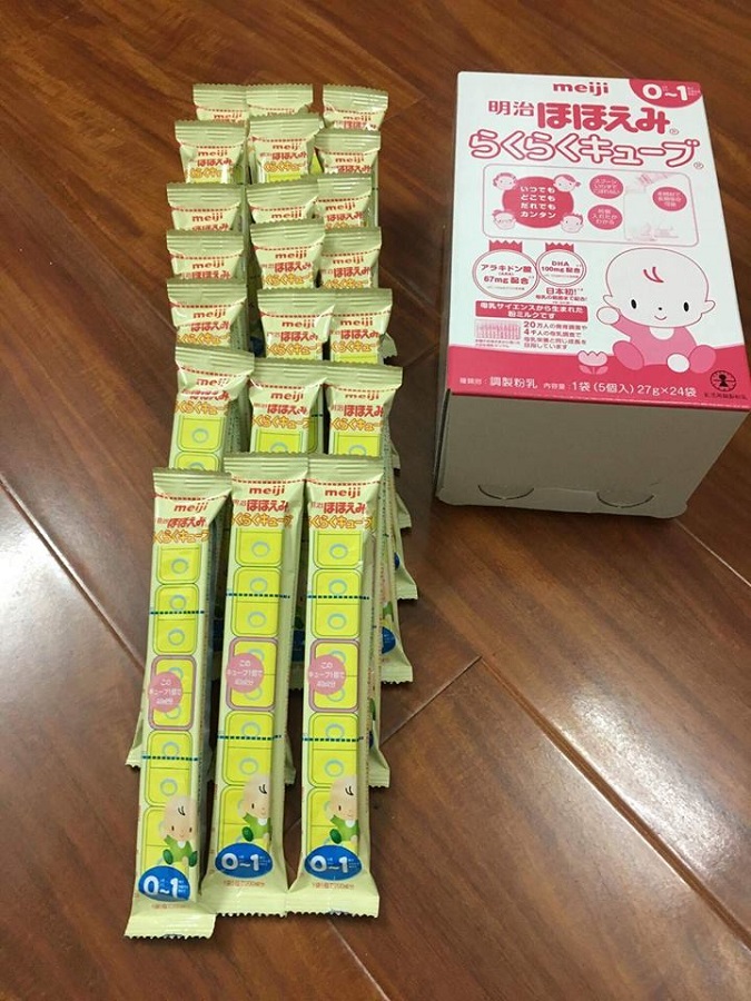 Sữa Meiji Số 0 Dạng Thanh Cho Trẻ Từ 0 Đến 12 Tháng Tuổi nội địa Nhật Bản