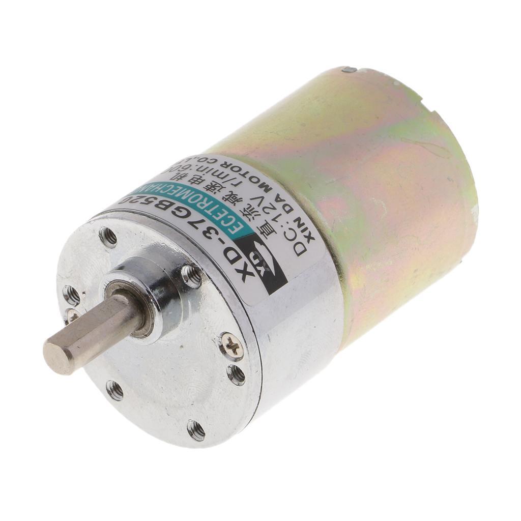 XD-37GB520 DC12V 10W 600RPM Micro Gear Motor High  Adjustable Speed