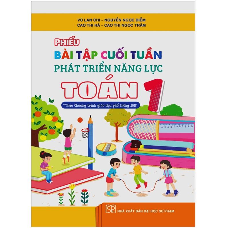 Sách - Combo Phiếu bài tập cuối tuần phát triển năng lực Lớp 1  - cánh diều