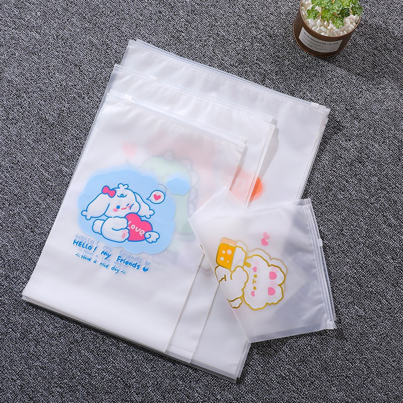 Túi Zip Mẫu Hoạt Hình Đựng Quần Áo, Đồ Lót, Mỹ Phẩm, Giày Dép Tiện Lợi Đi Du Lịch Hoặc Cho Mẹ Đi Sinh