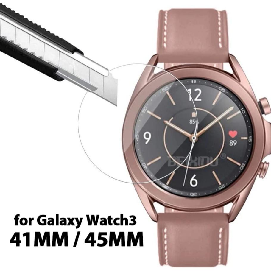 Kính cường lực 2D chống trầy xước bảo vệ cho đồng hồ Samsung Galaxy Watch 3 41MM/ 45MM