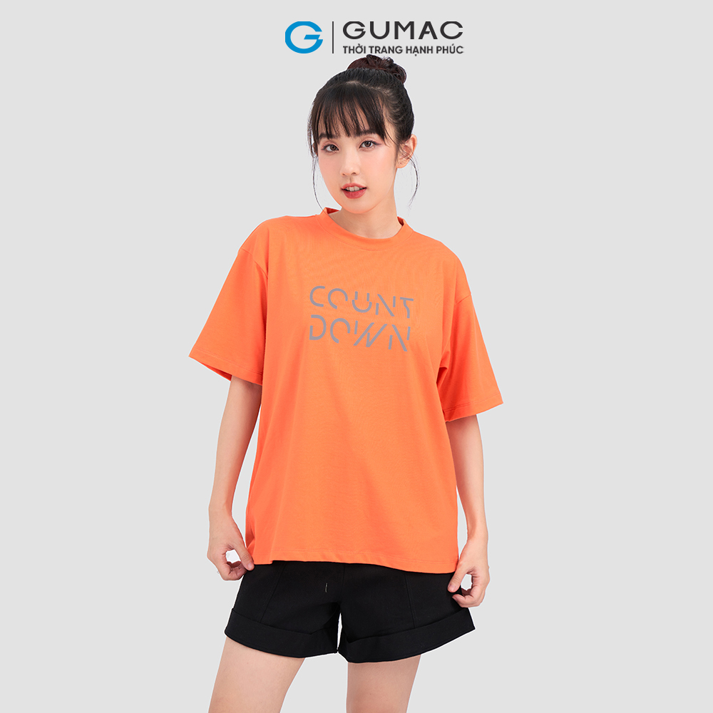 Áo thun GUMAC ATC12039 in phản quang năng động