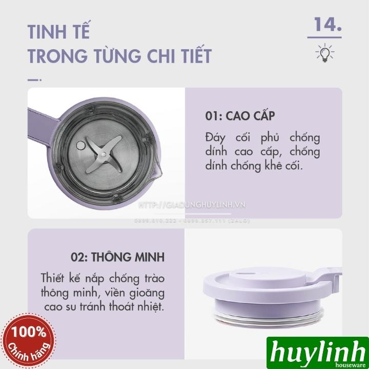 Máy xay nấu sữa hạt mini Dingo DCB500 - 600ml - Đa chức năng - Hàng chính hãng