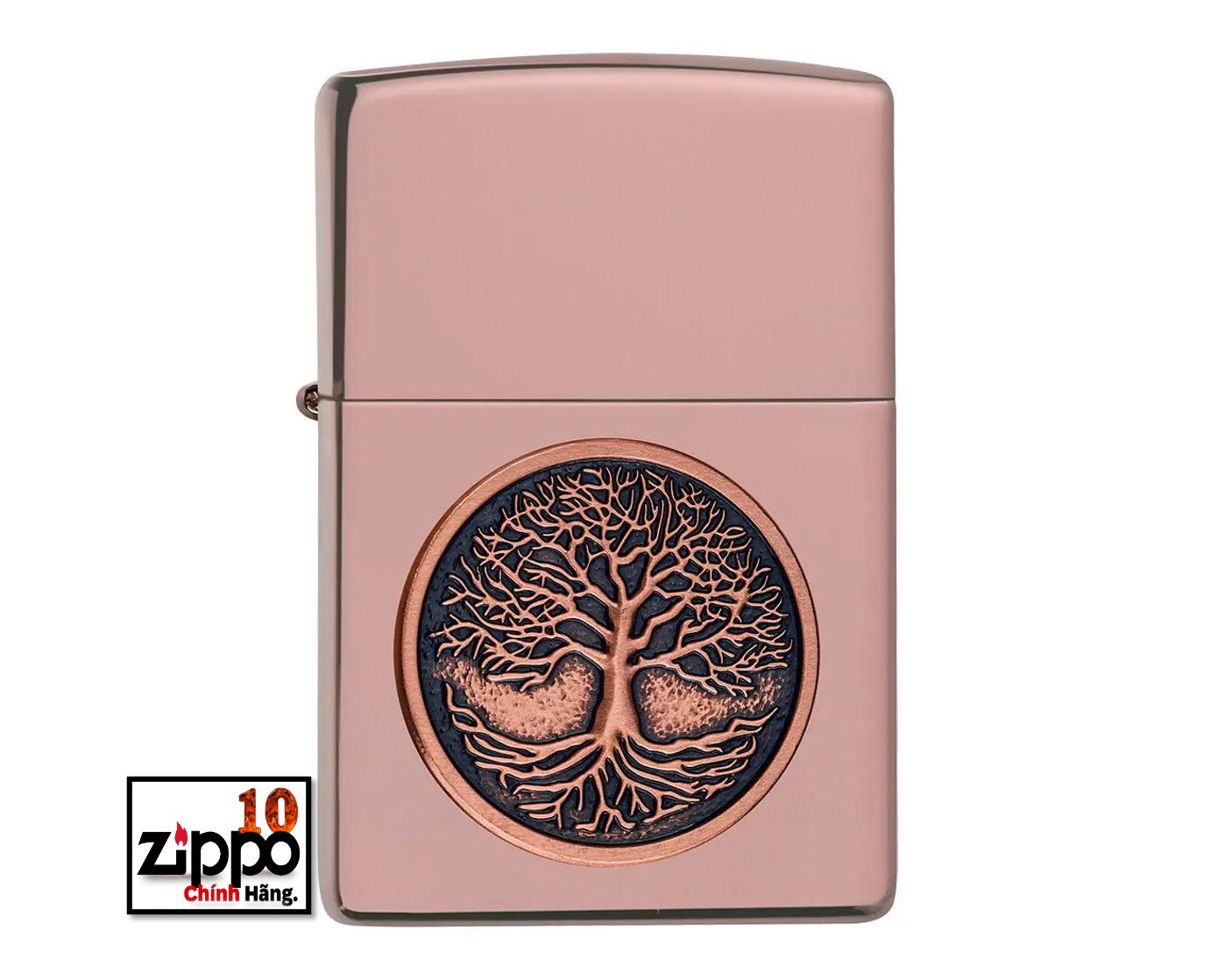 Bật lửa ZIPPO 49638 Tree of Life Emblem - Chính hãng 100%