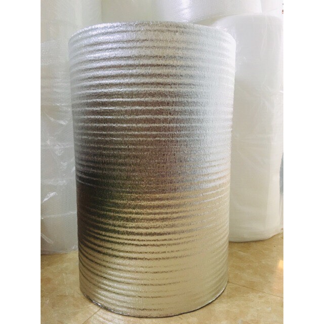 Cuộn Xốp PE OPP Tráng Bạc Dày 2mm x 150m x 1m Cách Nhiệt, Cách Âm, Lót Sàn Gỗ, Chống Nóng, Bọc Hàng