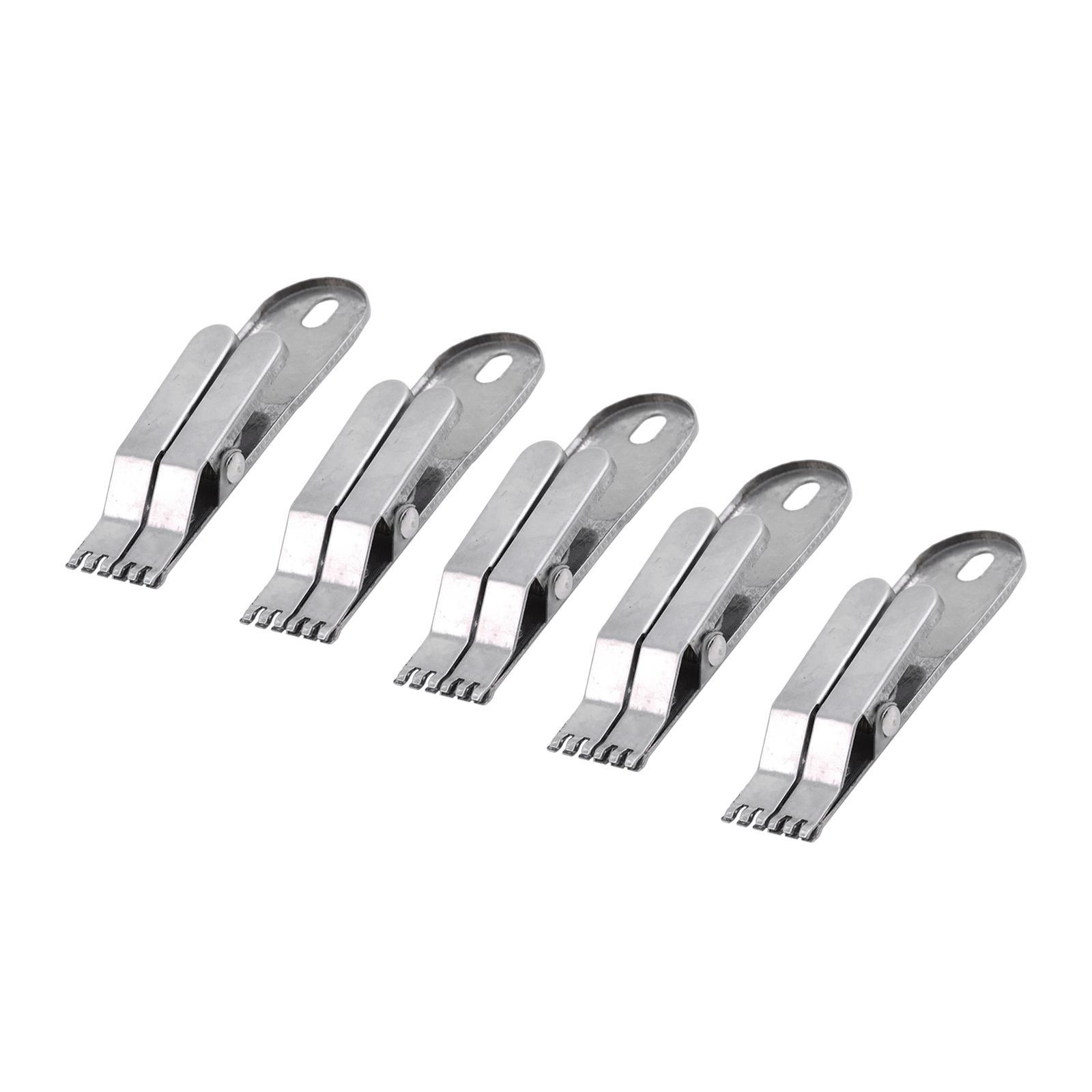 5 Pieces Live Maggot Hook Clip Baits Hangers Fishing Accessories Portable