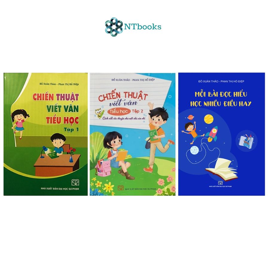 Combo 3 cuốn: Chiến thuật Viết Văn Tiểu Học + Mỗi Bài Đọc Hiểu Học Nhiều Điều Hay