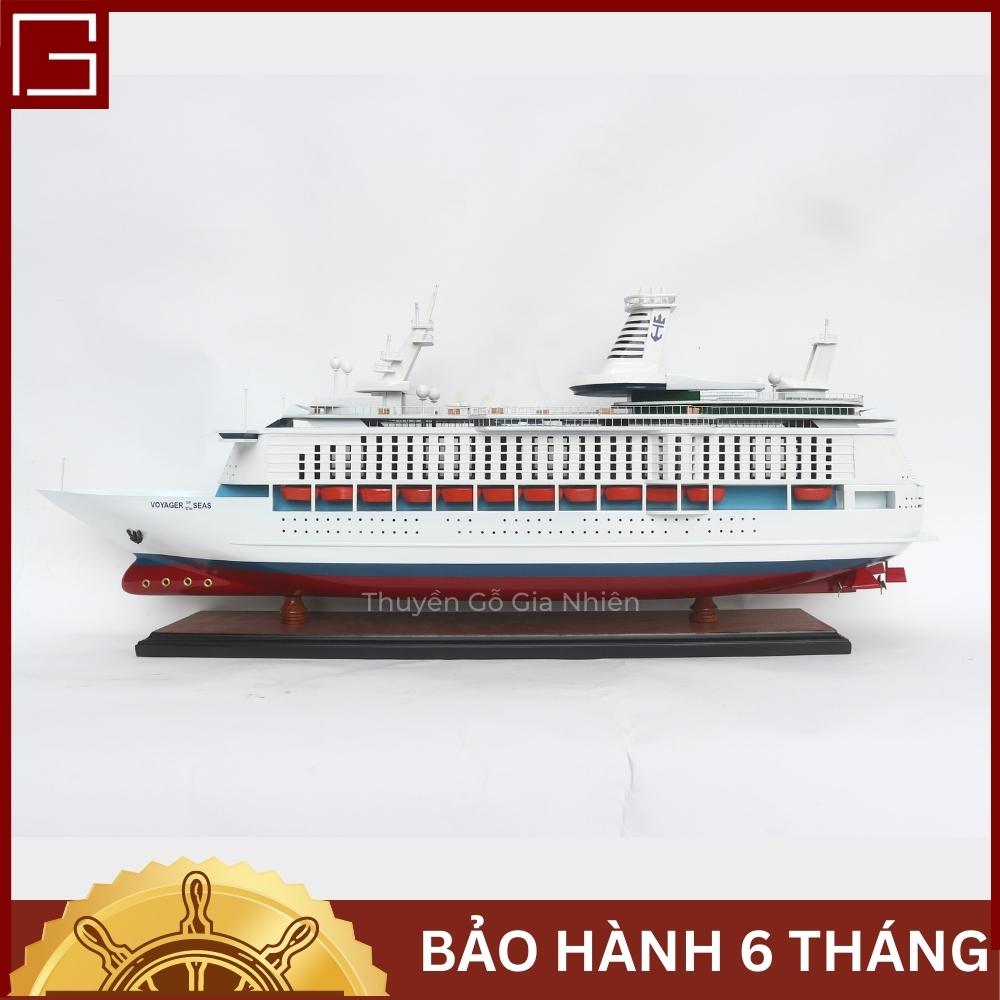 [Giá xưởng] Mô Hình Thuyền Gỗ Trang Trí Phong Thủy Dạng Thuyền Du Lịch VOYAGER OF THE SEAS Chính Hãng, Hàng Xuất Khẩu Chất Lượng Cao