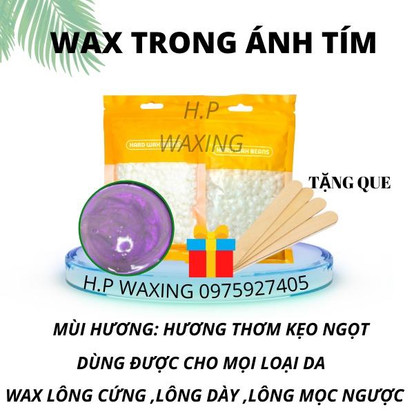 Pearl wax- Sáp wax lông nóng dạng hạt đậu siêu thơm ,siêu bám lông tặng kèm que gỗ