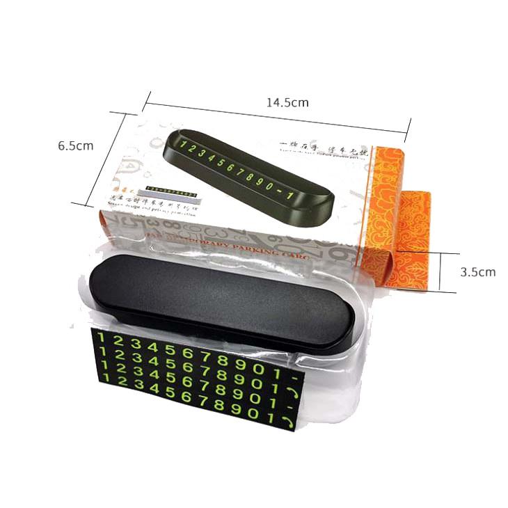Bảng ghi số phone trên ô tô gắn taplo khi dừng đỗ xe
