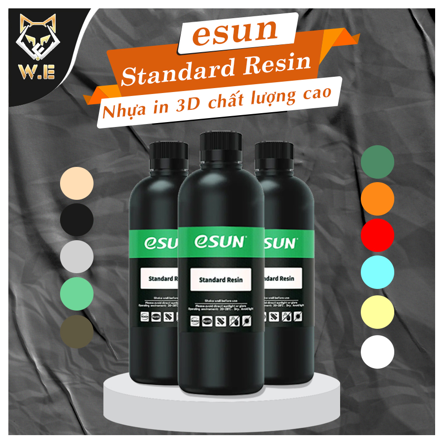 [ESUN_HÀNG CHÍNH HÃNG] Standard Resin - Nhựa in 3D chất lượng cao (1KG)