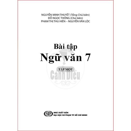 Bài Tập Ngữ văn 7/1 - Cánh Diều