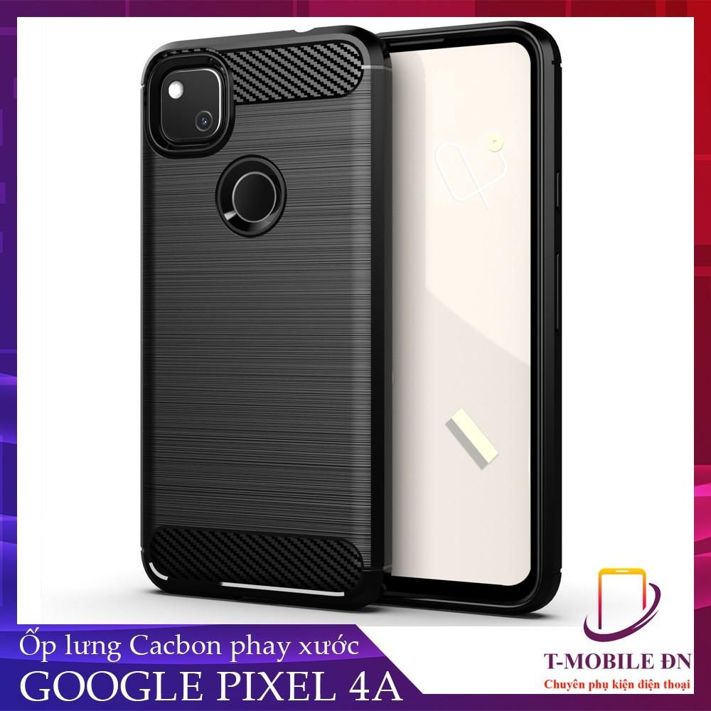 Ốp lưng cho Google Pixel 4 4a 4 XL dẻo Cacbon phay xước chống sốc chống vân tay