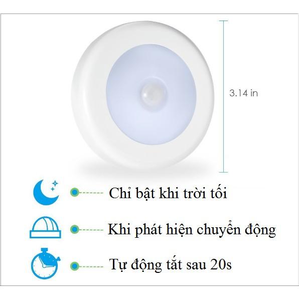 Đèn led dán tường cảm ứng hồng ngoại