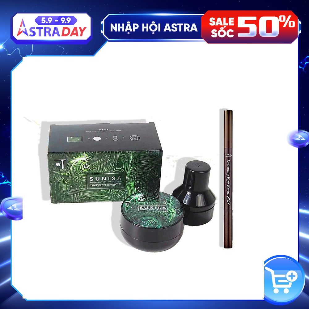 Phấn nước BB với bông phấn đầu nấm SUNISA độc đáo