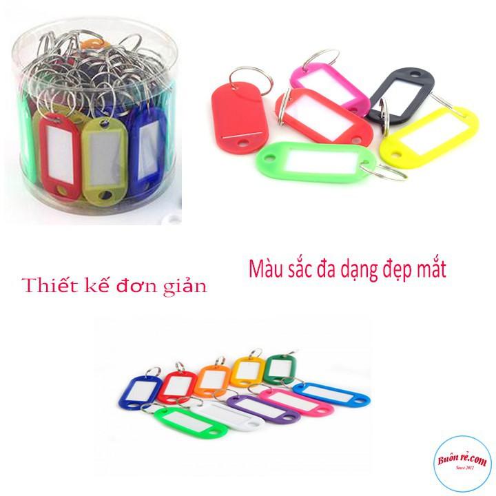 Combo 100 Thẻ Ghi Nhớ Gắn Móc Chìa Khóa, Móc Khóa Key Tag Nhỏ Gọn 00119