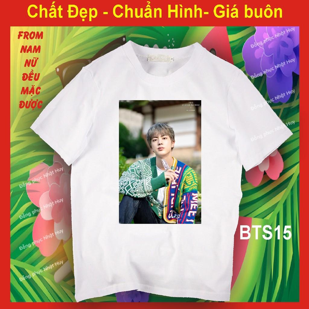 Áo thun bts 12, in hình nhóm nhạc thần tượng