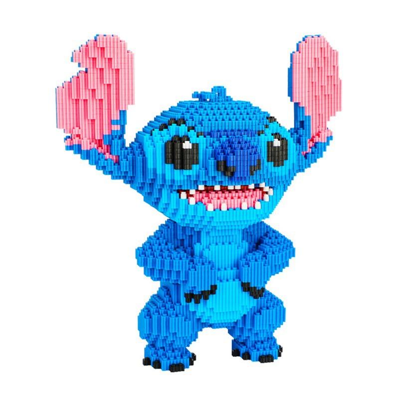 STITCH LILO món quà sinh nhật quà tặng handmade lắp ghép mô hình lắp ráp trưng bày mini block đồ chơi xếp hình