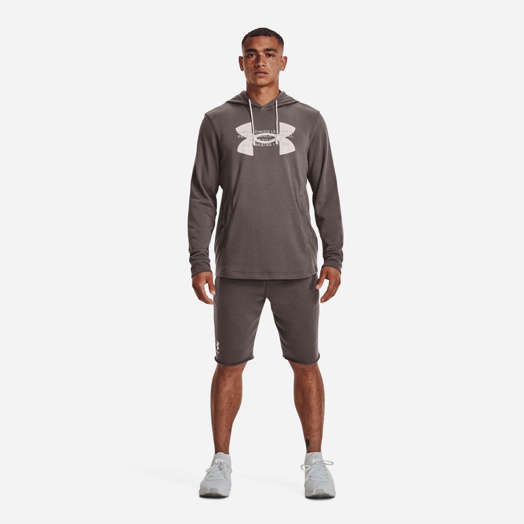 Áo hoodie thể thao nam Under Armour Rival Terry - 1373382-176