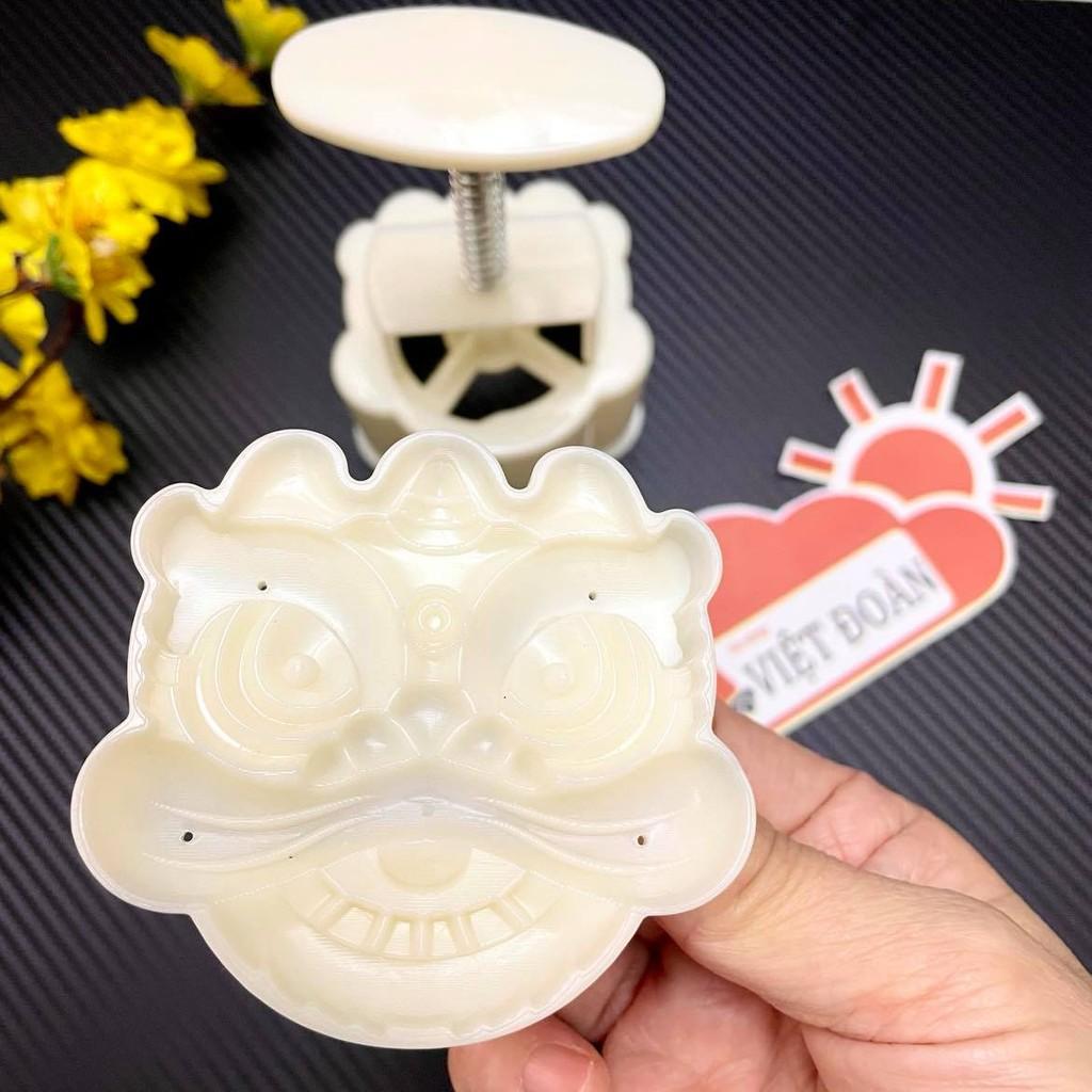 Khuôn Trung Thu 3D Siêu Sắc Nét - Hình ĐẦU LÂN 150g , mẫu mới 2021