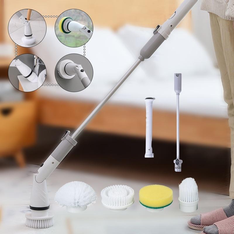 Máy Cọ Rửa Nhà Vệ Sinh, Cây Lau Đa Năng OHELLA NEOSPIN, Chổi Chà Bồn Cầu, Cọ Toilet Turbo Neospin Scrubber, Nhập Hàn