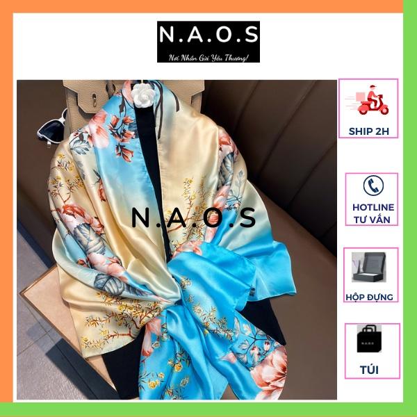 Khăn choàng lụa dài Quảng Châu 90x180cm quàng cổ-Qùa tặng 20/10-quà tặng sinh nhật-quà tặng 8/3-quà