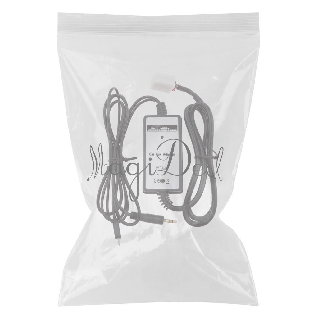 Car Audio 3.5mm Aux-in MP3 Player Interface Adapter for Honda