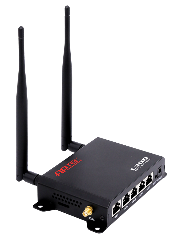 Router 4G/LTE APTEK L300 bán công nghiệp WiFi chuẩn N 300Mbps - Hàng chính hãng