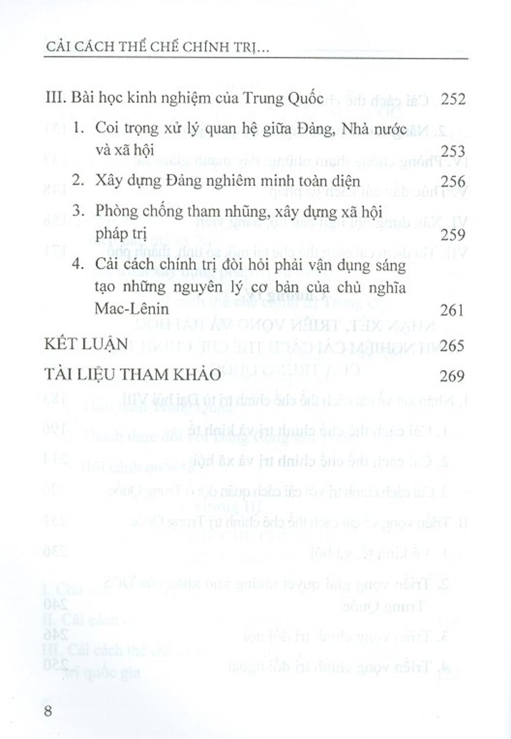 Cải Cách Thể Chế Chính Trị Ở Trung Quốc Hai Thập Niên Đầu Thế Kỷ XXI