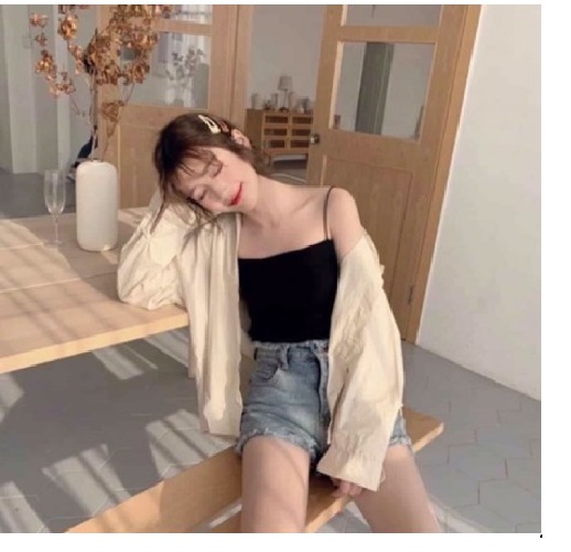 Áo 2 dây sợi bún mềm mịn cho nữ