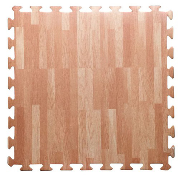 Thảm lót trải sàn nhà màu vân gỗ sang trọng loại to kích cỡ 1 tấm 60x60cm, độ dày 1cm giữ ấm chân mùa thu đông, thiết kế đẹp sang trọng trang trí phòng ngủ, phòng khách, văn phòng