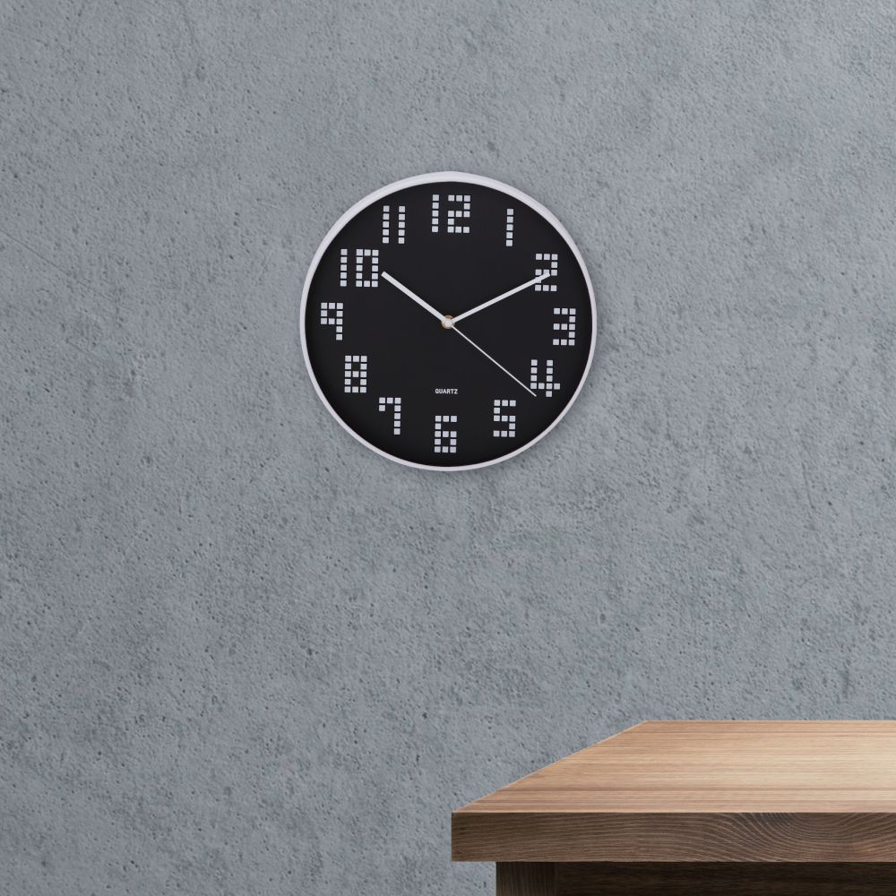Đồng hồ treo tường trang trí nghệ thuật NICOLA kích thước 30 x 4,3 x 30 cm | Index Living Mall | Nhập khẩu Thái Lan