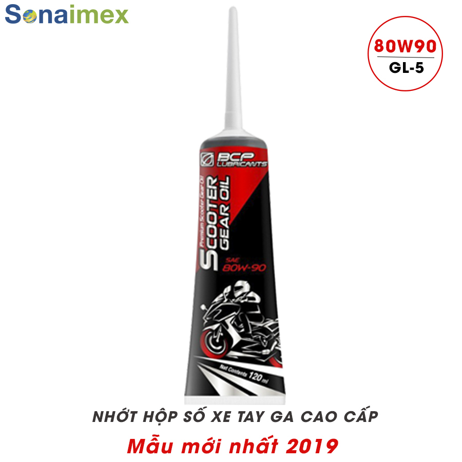 Combo 2 chai nhớt giành cho hộp số xe tay ga Scooter Super Gear Oil BCP 120ml